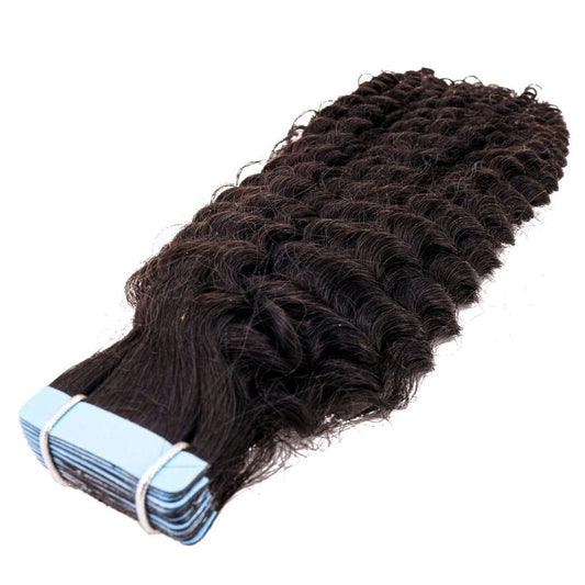Afro Kinky Curly Tape-In Extensions.