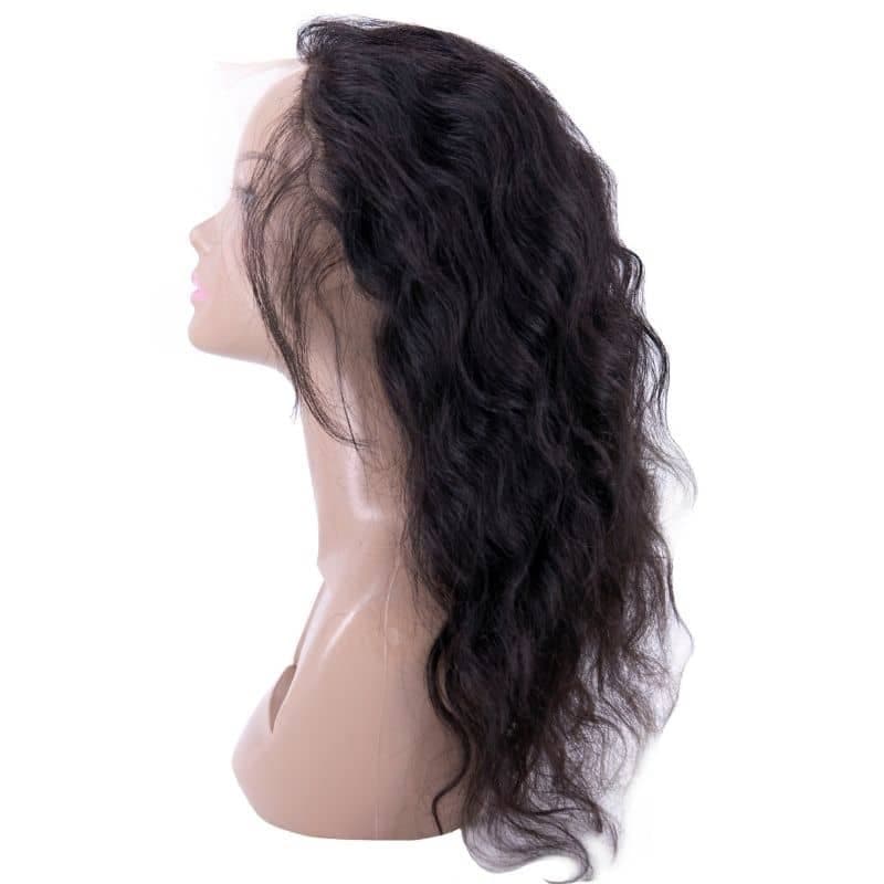 Raw Indian Curly Transparent Lace Front Wig.