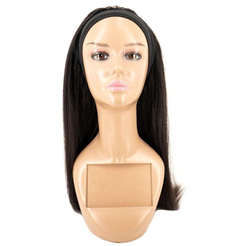 Straight Headband Wig - Bunddled Up Extensions