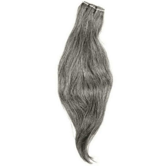 Vietnamese Natural Gray Hair Extensions - Bunddled Up Extensions
