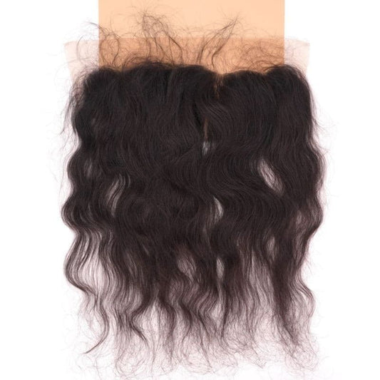Raw Indian Curly Transparent Frontal.